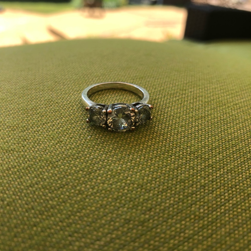 Three diamonds ring